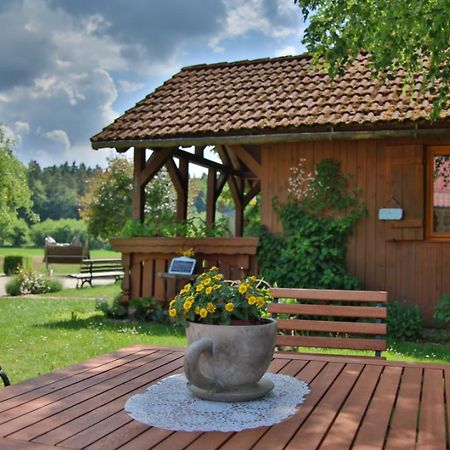 Heumanns Blockhaeuser Am Wald Hotel Pottenstein Eksteriør billede