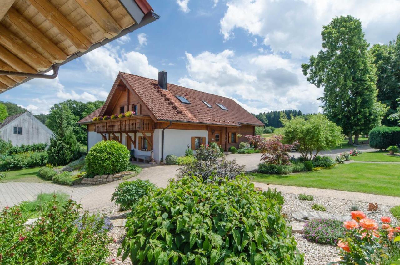 Heumanns Blockhaeuser Am Wald Hotel Pottenstein Eksteriør billede